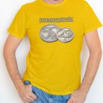 Sedmdesátník 70 let pánské tričko k 70. narozeninám dárek k sedmdesátce kulatiny 04 žlutá – Zbozi.Blesk.cz