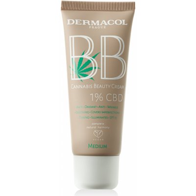 Dermacol BB Cream Cannabis Beauty Cream SPF15 bb krém 2 Medium 30 ml – Zboží Dáma