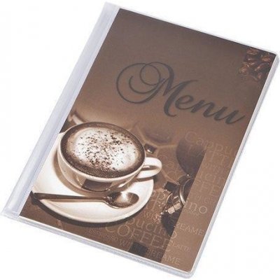PANTA PLAST Desky na jídelní lístek Coffee, motiv káva, A5, PANTA PLAST 20105