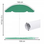 Zahradní slunečník 140 cm SPRINGOS VIVA BU0025 zelený – Zboží Dáma Zahradní slunečník 140 cm SPRINGOS VIVA BU0025 zelený – Zboží Dáma