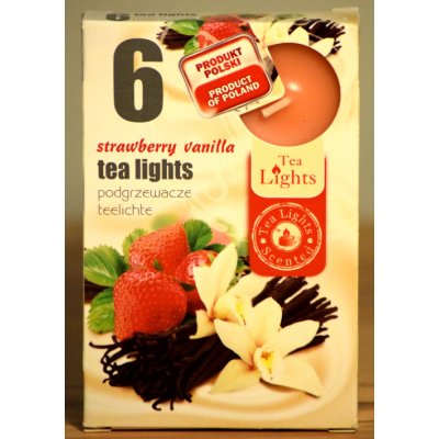 Admit Tea Lights Strawberry Vanilla 6 ks – Zbozi.Blesk.cz