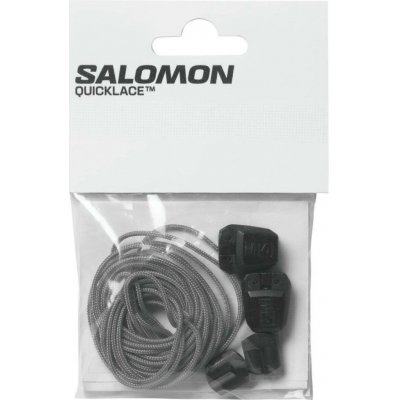 Salomon Quicklace Kit L47379400 silver/black/black – Zboží Dáma