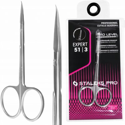 Staleks Profesionální nůžky na kůžičku s háčkem Expert 51/3 – Zboží Dáma