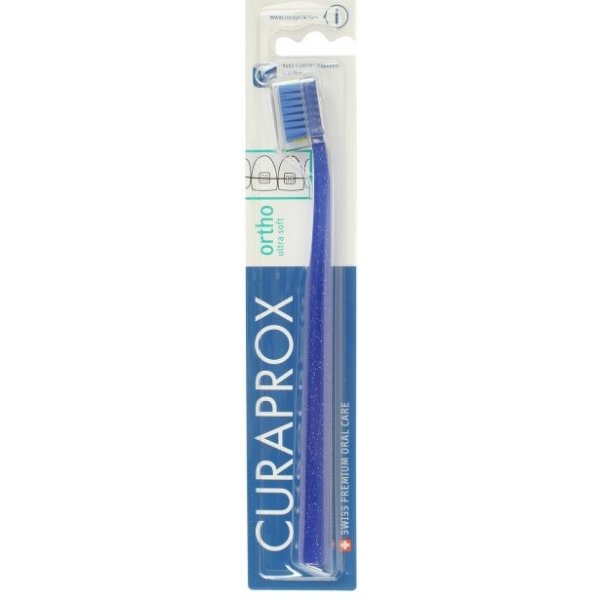Zubní kartáček Curaprox CS 5460 ortho Ultra soft Modro-modrá