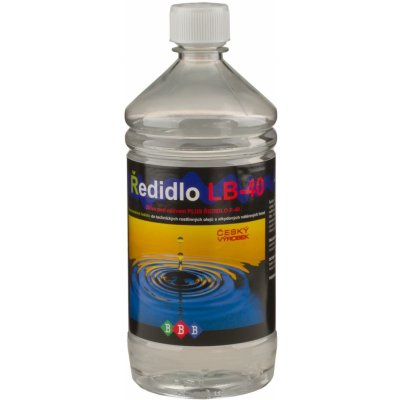 Barvy PLUS Ředidlo LB-40 (starší název R-40) 900 ml – HobbyKompas.cz