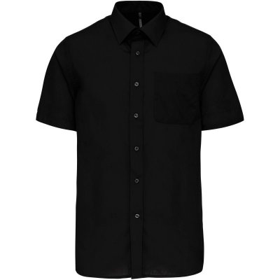 Kariban pánská košile s krátkým rukávem ACE černá