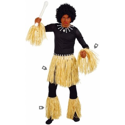 Fiestas Guirca Zulu afro set sukně s návleky na ruce a nohy HAWAII – Zboží Mobilmania