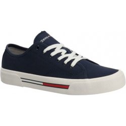 Tommy Jeans tenisky Low Cut Wmns Canvas EN0EN02085 tmavomodrá