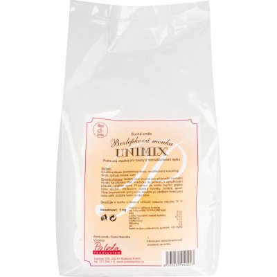 Paleta Bezlepková mouka Unimix 1kg – Zboží Dáma