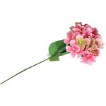 Umělá květina HORTENZIE 54 cm - více barev Barva: Růžová – Hledejceny.cz