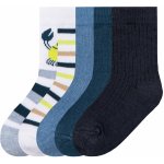 Lupilu Chlapecké ponožky s BIO bavlnou, 5 párů bílá / navy modrá – Zboží Dáma