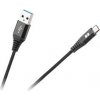 usb kabel Rebel RB-6001-200-B USB/USB-C, černý 2m