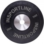 inSPORTline Bumper Plate Gumový kotouč 20 kg ,50mm – Zboží Dáma