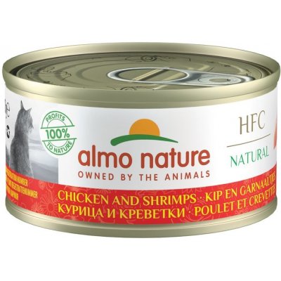 Almo Nature HFC WET Cat Kuře & krevety 70 g – Zboží Mobilmania