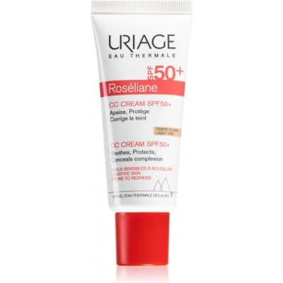 Uriage Roséliane CC Cream SPF 50+ CC krém proti začervenání pleti SPF 50+ odstín Light Tint 40 ml