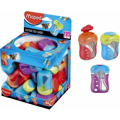 Maped 9043 Ořezávátko Color Peps - s odpadní nádobkou 2 otvory – Zboží Živě