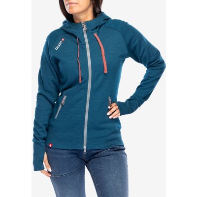 Ocún Hoodie Zipper women BlueOp/SiS – Zboží Mobilmania