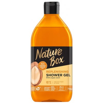 Nature Box sprchový gel se za studena lisovaným arganovým olejem 385 ml – Zboží Mobilmania