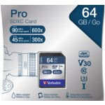 Verbatim Pro U3 SDXC 64 GB 47022 – Zboží Živě
