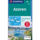 Kompass 2260 Azoren/Azory 1:50 000 turistická mapa