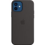 Apple iPhone 12 / 12 Pro Silicone Case with MagSafe Black MHL73ZM/A – Zboží Mobilmania