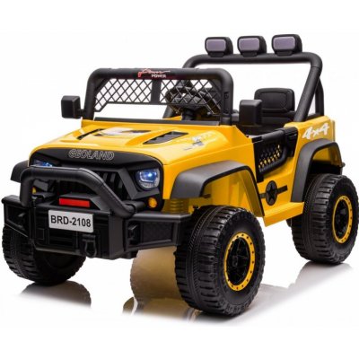 Mamido Elektrické autíčko jeep Geoland Power 2x200W žlutá – Zboží Mobilmania