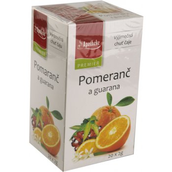 Apotheke Pomeranč a guarana čaj 20 x 2 g