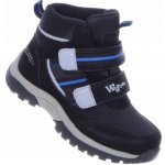 Zateplené zimní boty chlapecké pohodlné lehké trapery na suchý zip černé – Zbozi.Blesk.cz