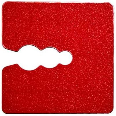 Podložka vymezovací pod profil tloušťka 3 mm ČERVENÁ pro zateplení fasád, montážní, plastová – Sleviste.cz