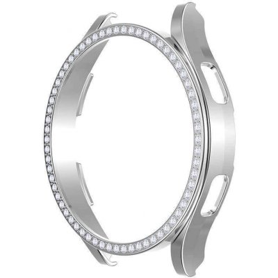 SES Luxusní ochranný kryt se sklem pro Samsung Galaxy Watch 7 44 mm - stříbrný 17465 – Zboží Živě