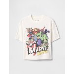 Baby oversize tričko Gap & Marvel bílá – Zboží Dáma