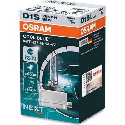 Osram xenonová výbojka D1S 35W XENARC Cool Blue Intense NextGeneration 6200K +150% 1ks – Hledejceny.cz