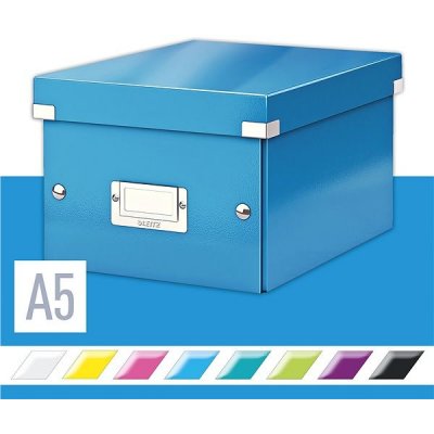 LEITZ WOW Click & Store A5 22 x 16 x 28,2 cm, modrá – Hledejceny.cz