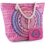 Letní plážová taška mandala s taštičkou pink – Hledejceny.cz