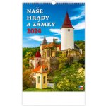 Nástěnný Naše hrady a zámky 2024 – Hledejceny.cz