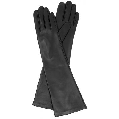 Kreibich Dámské rukavice bezpodšívkové dlouhé černá – Zboží Dáma