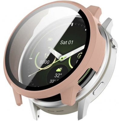 VSECHNONAMOBIL 126031 PC FULL COVER Plastový kryt se sklem pro Garmin Venu 4 41mm růžový – Zboží Živě