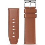 Aligator Watch Straps 22 kůže/silikon řemínek, BRN 22AW0007 – Sleviste.cz