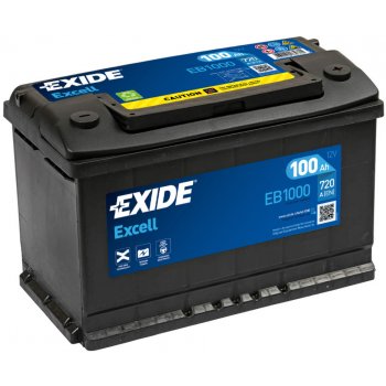 Exide Excell 12V 100Ah 720A EB1000