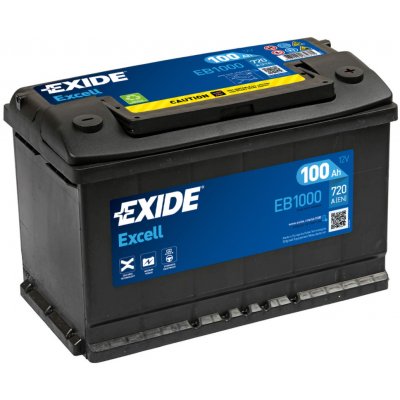 Exide Excell 12V 100Ah 720A EB1000 – Hledejceny.cz