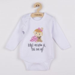 NEW BABY Body s potiskem Když nespím já tak ani vy