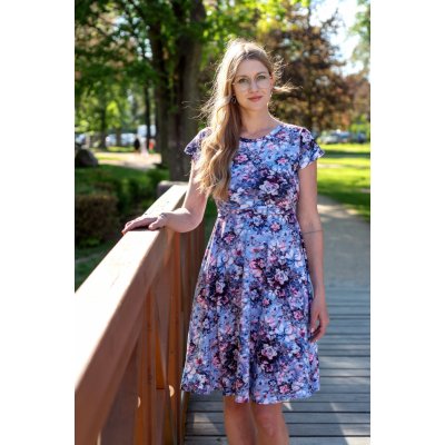 Jsem máma bavlněné kojicí šaty romance – Sleviste.cz