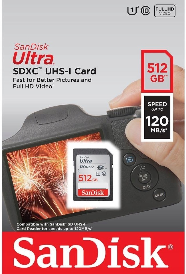 SanDisk SDXC 512 GB SDSDUNC-512G-GN6IN