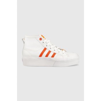 adidas Nizza Platform Mid Her Veg GY1897 bílá