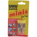 UHU Super Glue Minis 3x1g – Zboží Mobilmania