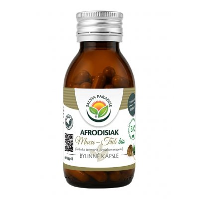 Salvia paradise Afrodisiak maca tribulus BIO 60 kapslí – Hledejceny.cz