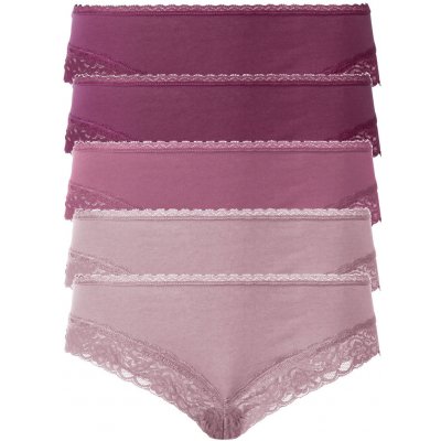 Esmara Dámské krajkové kalhotky 5 kusů světle růžová – Zboží Mobilmania