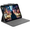 Pouzdro na tablet Logitech ochranný kryt s klávesnicí Slim Folio pro Apple iPad 2022 10. generace US INT 920-011413 šedá