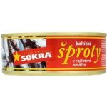 Sokra Baltické šproty v rajčatové omáčce 240g – Zbozi.Blesk.cz