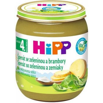 HiPP BIO Špenát se zeleninou a brambory 125 g